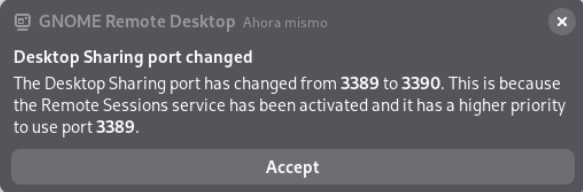 Escritorio remoto con Debian GNOME