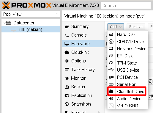 proxmox + cloud-init